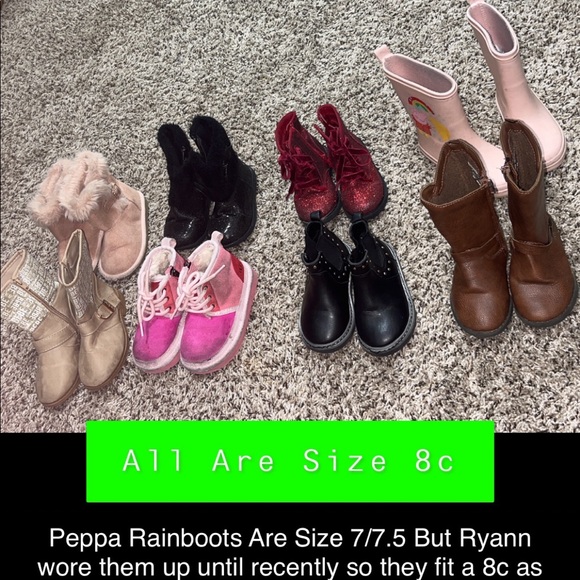 Little Girl Size 8c Shoes - Picture 2 of 4